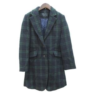 グリーン チェック コート レディースの通販 Au Pay マーケット