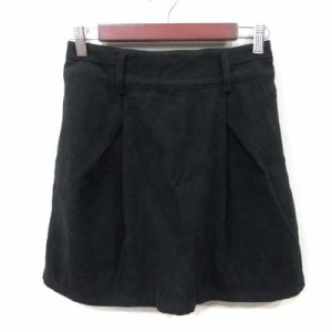 【中古】ヘザー Heather パンツ キュロット F 黒 ブラック /YI レディース