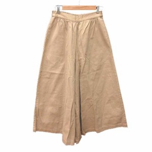 【中古】チャコ クローゼット chaco closet  ワイドパンツ ガウチョ チノパン F ベージュ /CT ■MO レディース