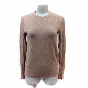 【中古】ザラ ZARA ニット カットソー 長袖 ベージュ /YI ■MO レディース