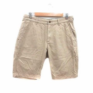 【中古】ビームス BEAMS ショートパンツ M ベージュ /YK メンズ