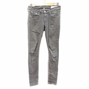 【中古】ラグ&ボーン RAG&BONE デニムパンツ ジーンズ スキニー ロング ストレッチ 27 グレー /CT レディース