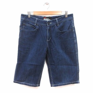 【中古】ビームス BEAMS ハーフパンツ ショート デニム M 紺 ネイビー /MS メンズ