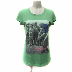 【中古】アーノルドパーマー Arnold Palmer Tシャツ カットソー 半袖 2 緑 グリーン /YI レディース