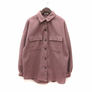 【中古】オリーブデオリーブ OLIVE des OLIVE コート ショート M ピンク /MS レディース