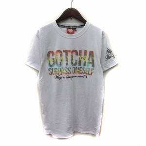 【中古】ガッチャ GOTCHA Tシャツ カットソー 半袖 M 白 ホワイト /YI メンズ