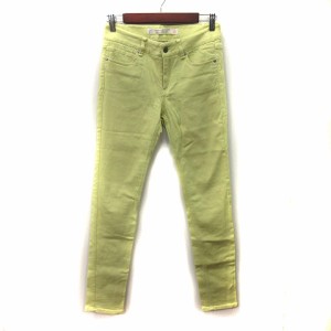 【中古】RELAXED CLOTHES FOR BETTER スキニーパンツ 9 黄色 イエロー /YI レディース