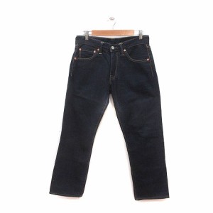 【中古】リーバイス Levi's パンツ デニム ジーンズ 29 紺 ネイビー /MS レディース