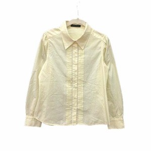 【中古】ビームスハート BEAMS HEART シャツ ブラウス 長袖 黄色 イエロー /YK ■MO レディース