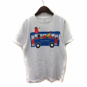 【中古】グラニフ graniph Tシャツ カットソー 半袖 S 白 ホワイト /YI メンズ