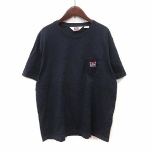 【中古】ベンデイビス BEN DAVIS Tシャツ カットソー 半袖 XL 紺 ネイビー /YI メンズ