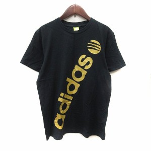 【中古】アディダスネオ adidas neo Tシャツ カットソー 半袖 S 紺 ネイビー /YI メンズ