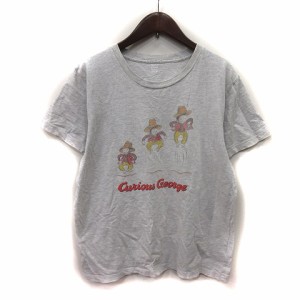 【中古】グラニフ graniph Tシャツ カットソー 半袖 S グレー /YI メンズ