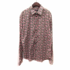 【中古】フレンチコネクション FRENCH CONNECTION シャツ 花柄 長袖 L マルチカラー /YI メンズ