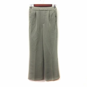 【中古】クラシカルエルフ CLASSICAL ELF ワイドパンツ M 緑 カーキ /YI レディース