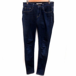 【中古】リーバイス Levi's パンツ デニム ジーンズ スキニー ロング 25 インディゴ /RT レディース