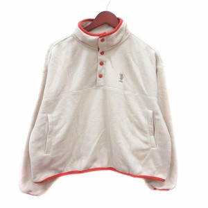 【中古】ユーエスポロアッスン U.S. POLO ASSN. ジャケット ブルゾン フリース プルオーバー ワンポイント F 白