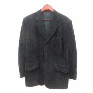 【中古】ポールスミス PAUL SMITH テーラードジャケット 総裏地 シングル M 黒 ブラック /MN メンズ