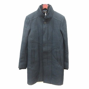 【中古】ザラマン ZARA MAN コート 総裏地 ロング シングル S グレー /MN メンズ