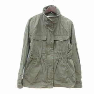 【中古】イエナ IENA VETEMENTS DE TRAVAIL ミリタリージャケット 36 緑 カーキ /MN レディース