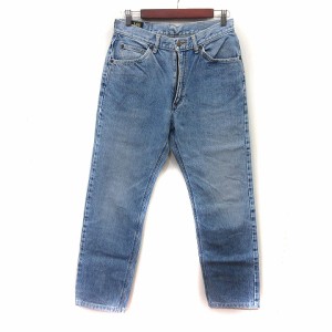 【中古】リー LEE パンツ デニム ジーンズ ダメージ加工 32 青 ブルー /YI メンズ