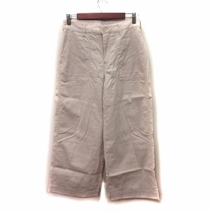 【中古】オリーブデオリーブ OLIVE des OLIVE ワイドパンツ M ベージュ /YI ■MO レディース