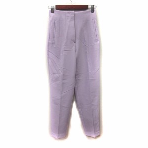 【中古】ザラ ZARA スラックスパンツ ピンク /YI レディース