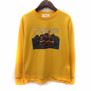 【中古】ニコアンド Niko and.. iamsumy Tシャツ カットソー 長袖 3 黄色 イエロー /YI レディース