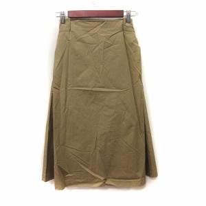 【中古】ザラウーマン ZARA WOMAN タイトスカート ロング ベージュ /YI レディース