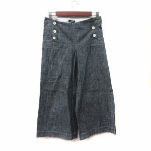 【中古】イエナ IENA ワイドパンツ 38 紺 ネイビー /YI レディース