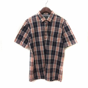 【中古】ザ スコッチ ハウス The Scotch House シャツ チェック 半袖 L マルチカラー /YI メンズ