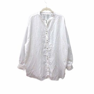 【中古】クラシカルエルフ CLASSICAL ELF シャツ ブラウス 長袖 M 白 ホワイト /YK レディース