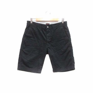 【中古】エドウィン EDWIN FIELDMAN ショートパンツ M 黒 ブラック /YK メンズ