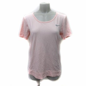 【中古】ナイキ NIKE Tシャツ カットソー 半袖 L ピンク /YI レディース