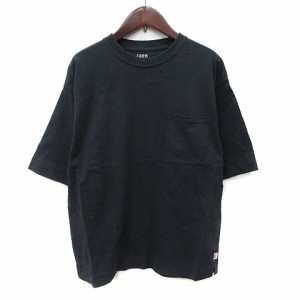 【中古】コーエン coen Tシャツ カットソー 半袖 S 黒 ブラック /YI メンズ