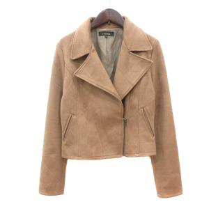 theory luxe ブラウン スエード ライダースジャケット 038 美品