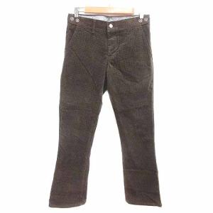 【美品】45R 千鳥格子柄 ウール カジュアルパンツ ブラウン サイズ1 美品】45R 千鳥格子柄 ウール カジュアルパンツ ブラウン サイズ