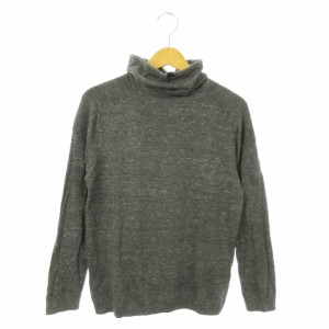 【中古】ザラ ZARA knitwear ニット セーター ハイネック 長袖 インターシャ スカル 男の子 ボーイズ 13-14 グレー