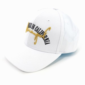【中古】スタンプド STAMPD SOMEWHERE IN CALIFORNIA" Dad Hat 刺繍 ロゴ キャップ 帽子 野球帽子 OS ホワイト 白