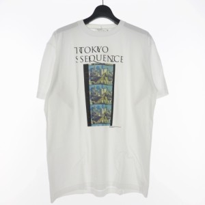 【中古】トウキョウ シークエンス TOKYO SEQUENCE 22SS クルーネック フォト プリント Tシャツ カットソー 半袖 XL白 