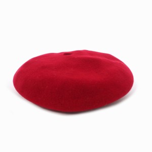 【中古】カンゴール KANGOL イギリス製 UK製 ウール ベレー帽子 帽子 F レッド 赤 メンズ