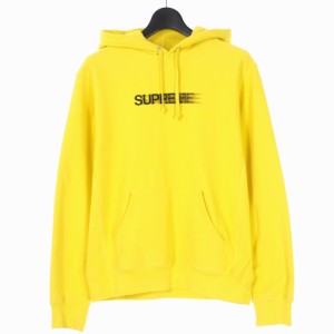 【中古】シュプリーム SUPREME 16SS モーションロゴ プリント パーカー フーディ S イエロー 黄 国内正規 メンズ