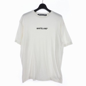 【中古】ホワイトライン WHITE LINE Tシャツ プリントロゴ 半袖 F 白 ホワイト ｒ9S-CSS422-WL メンズ