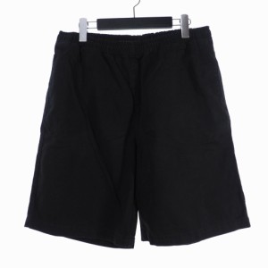 【中古】ステューシー STUSSY ショートパンツ イージー ハーフパンツ M 黒 ブラック メンズ