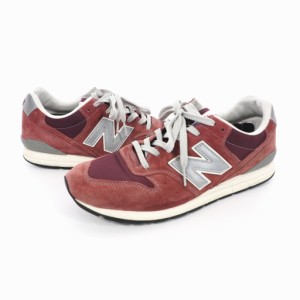 【中古】ニューバランス NEW BALANCE スニーカー US9.5 27.5?p バーガンディー MRL996AI メンズ