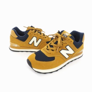 【中古】ニューバランス NEW BALANCE BILLY'S ENT 別注 スニーカー US9 27?p マスタード ML574YB2 メンズ