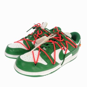 【中古】ナイキ NIKE × オフホワイト OFF-WHITE Dunk Low ダンクロー US11 29cm ホワイトパイン グリーン CT0856-100