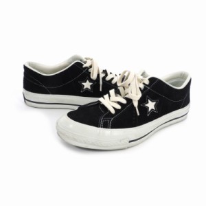 【中古】コンバース CONVERSE ONE STAR J VTG BLACK ワンスター スウェード 27.5?p 黒 ブラック 23SS-I メンズ