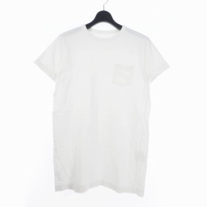 【中古】サカイ sacai 胸ポケット Tシャツ 半袖 カットソー 1 白 ホワイト メンズ