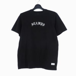 【中古】スタンプド STAMPD 19SS Tシャツ 半袖 クルーネック プリントロゴ S 黒 ブラック  メンズ